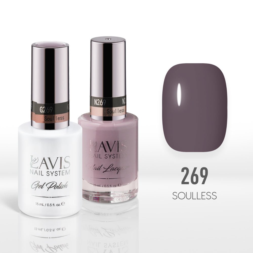 Lavis Gel Nail Polish Duo - 269 Soulless - DTK Nail Supply