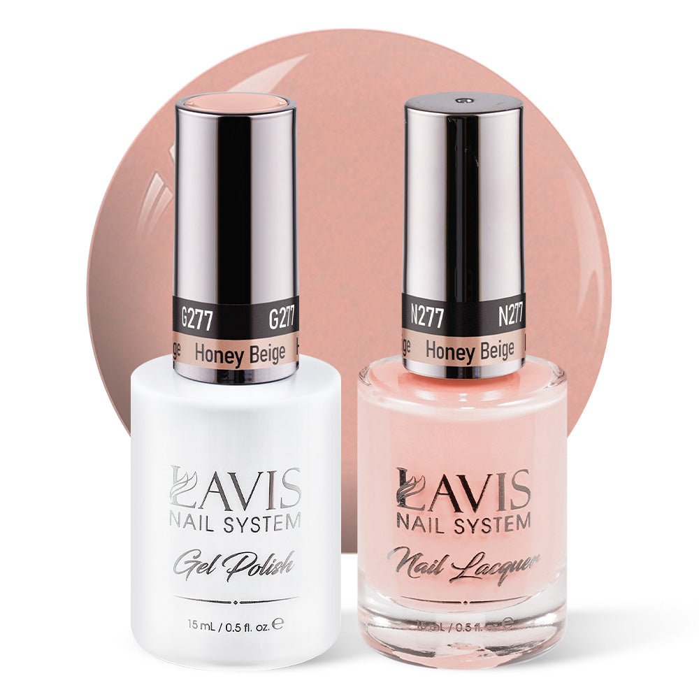 Lavis Gel Nail Polish Duo - 277 Honey Beige - DTK Nail Supply