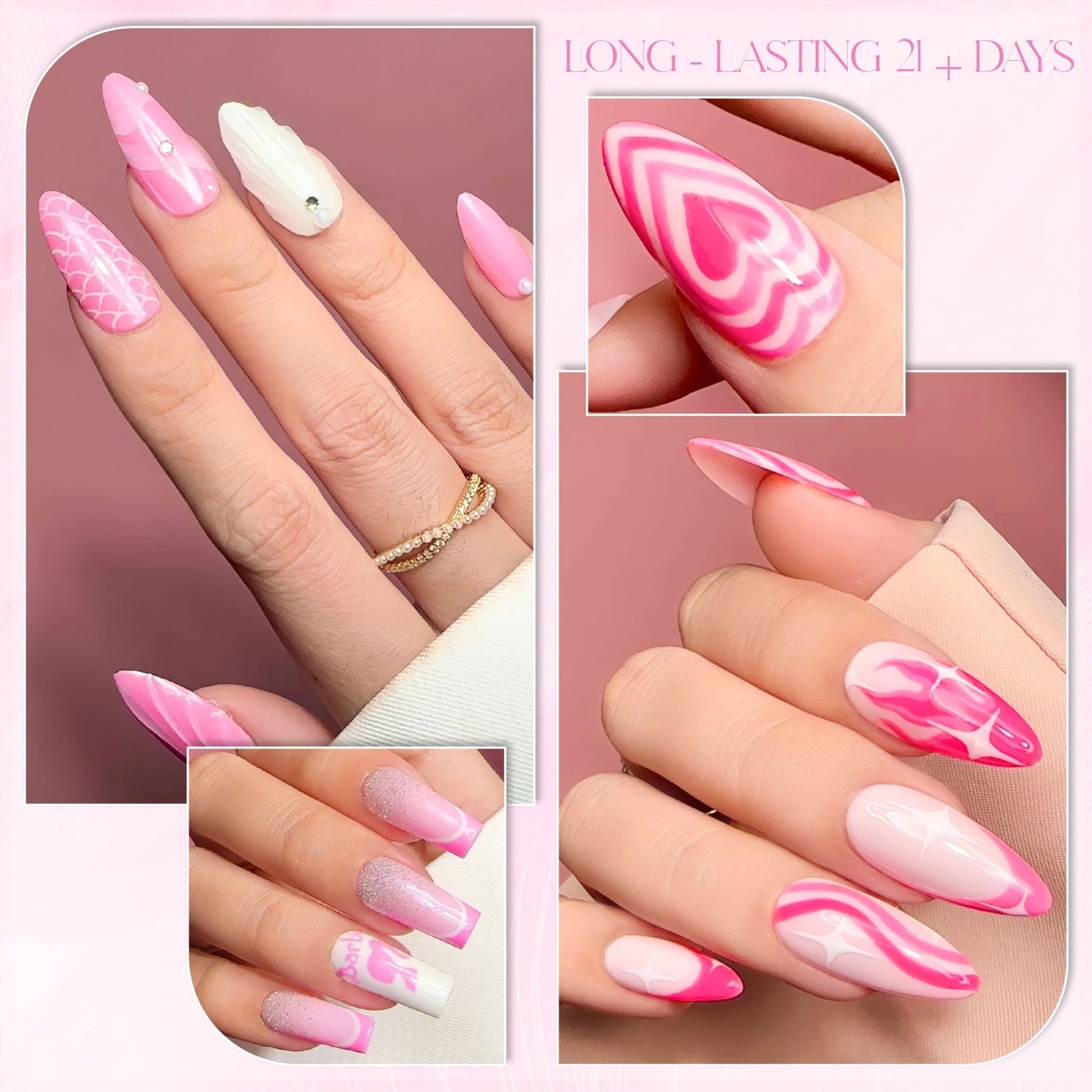 LAVIS Gel P10 Pink Collection - DTK Nail Supply