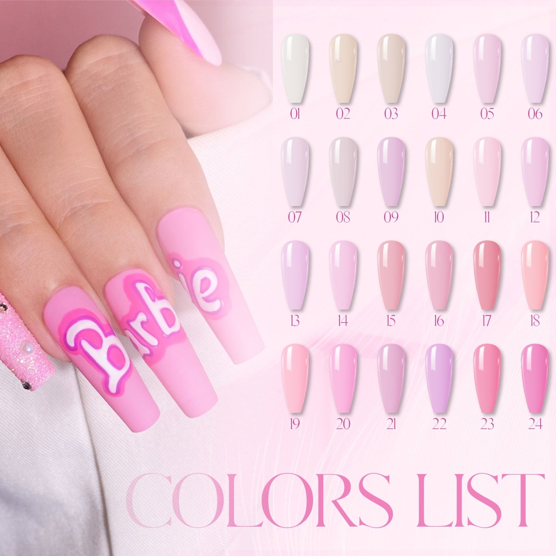 LAVIS Gel P10 Pink Collection - DTK Nail Supply