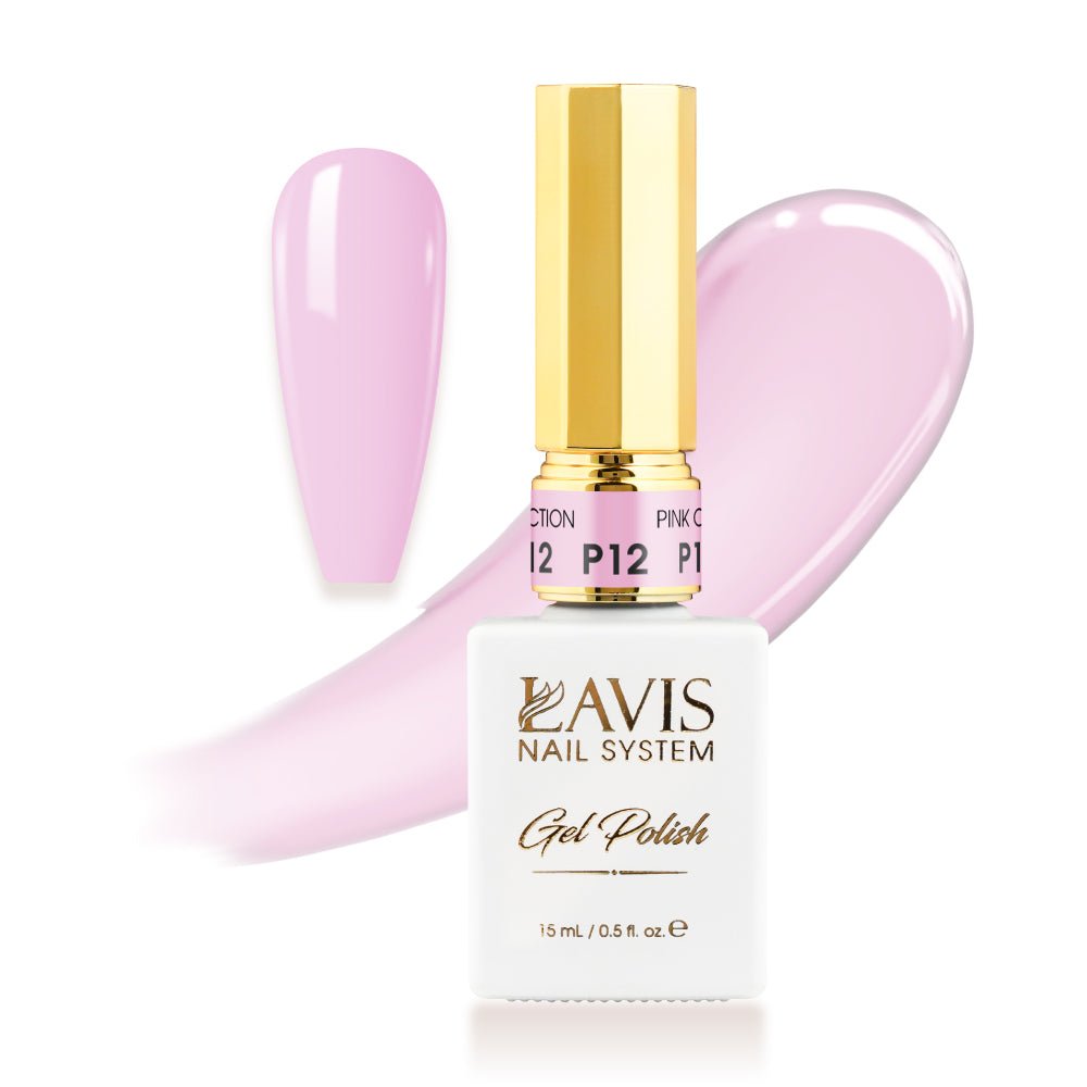 LAVIS Gel P12 Pink Collection - DTK Nail Supply