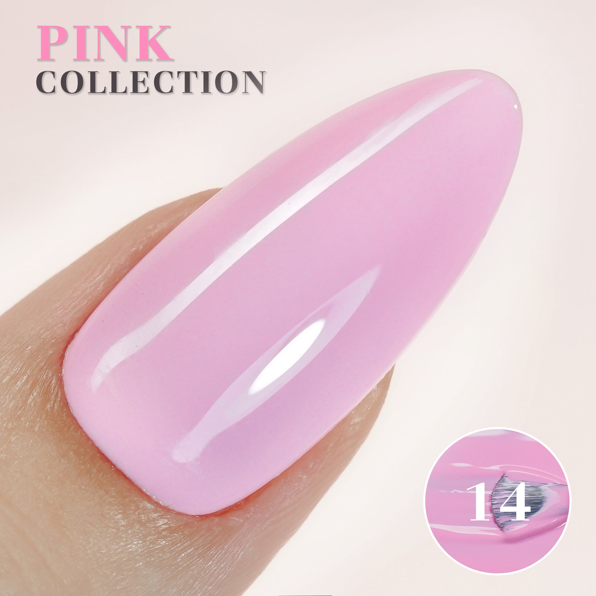 LAVIS Gel P14 Pink Collection - DTK Nail Supply
