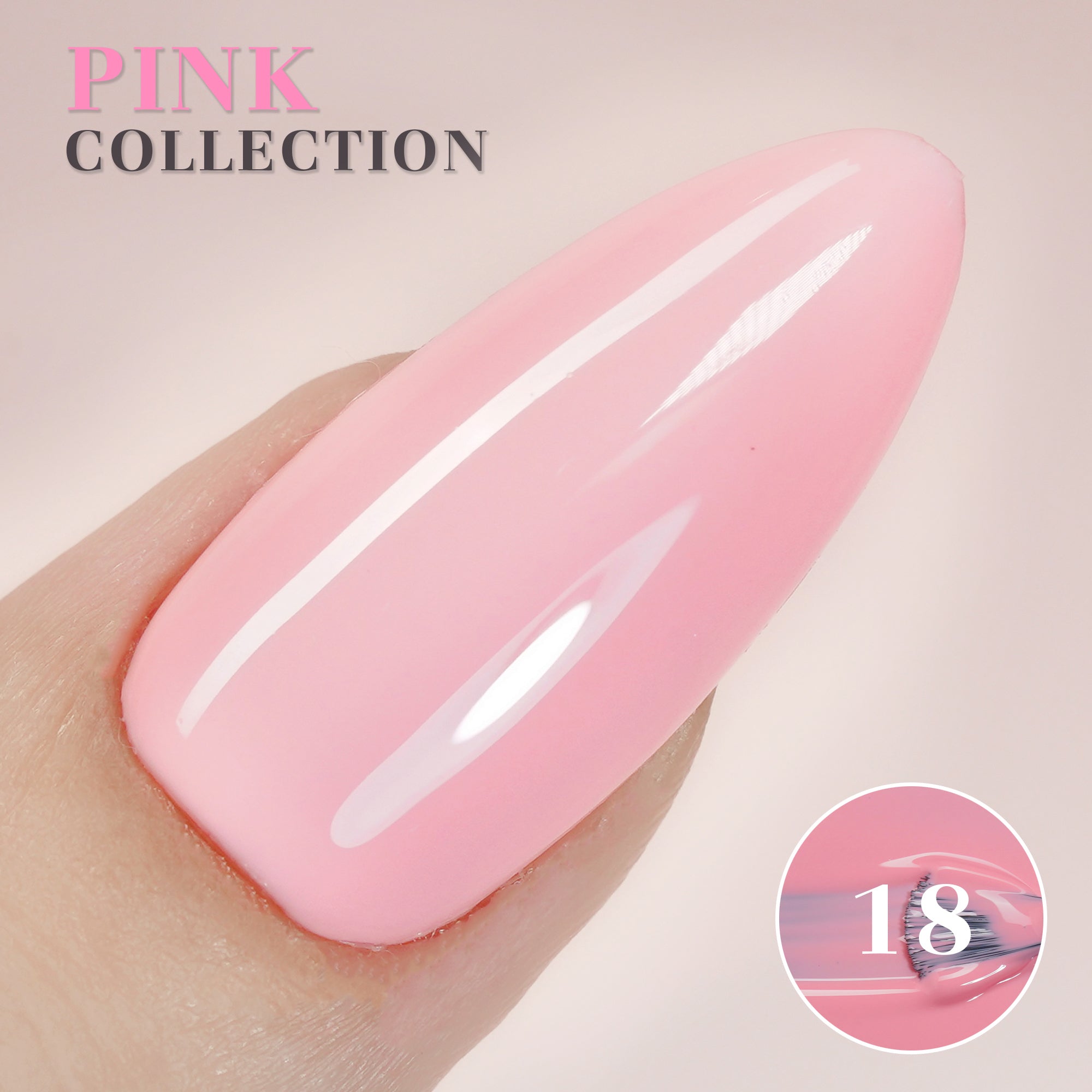 LAVIS Gel P18 Pink Collection - DTK Nail Supply