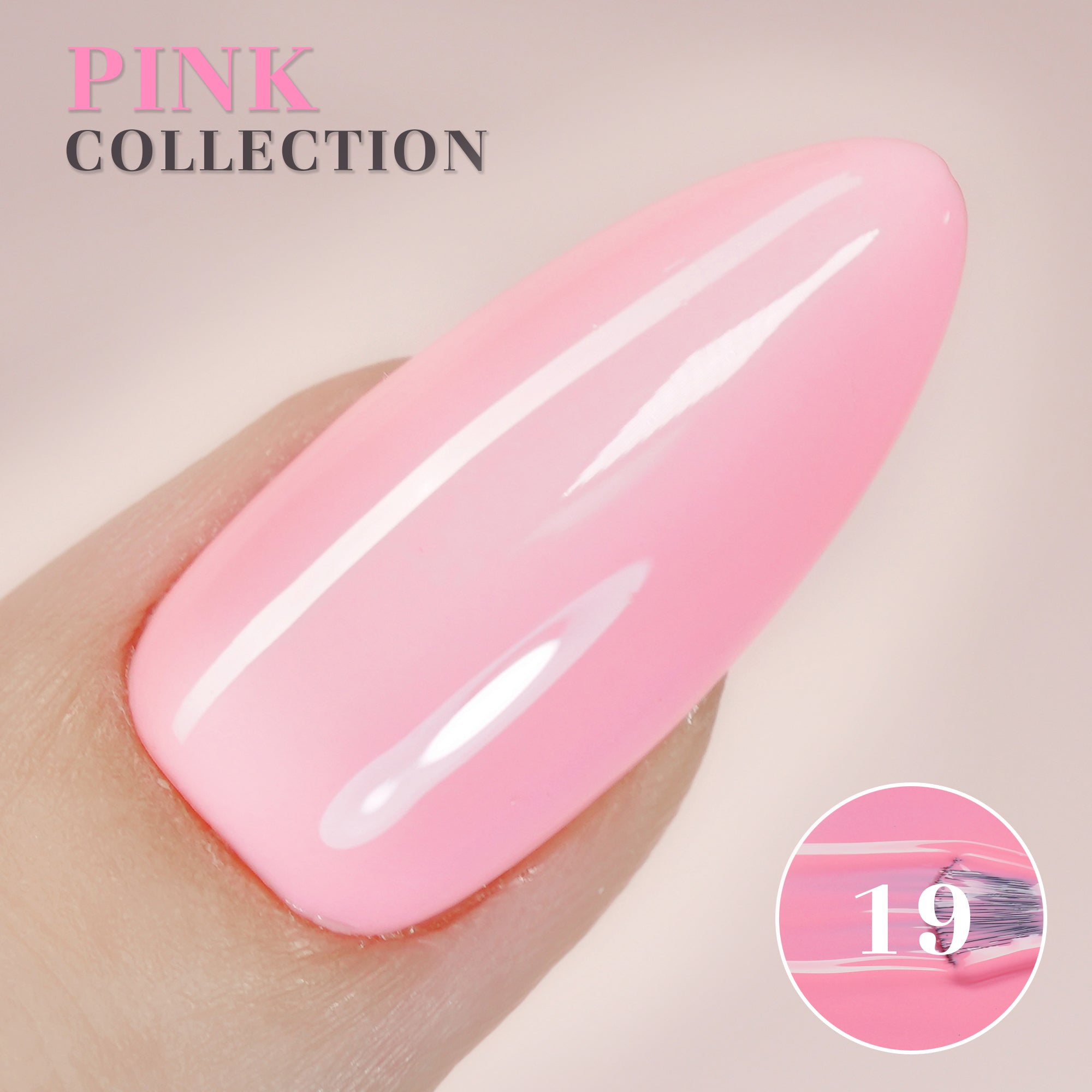 LAVIS Gel P19 Pink Collection - DTK Nail Supply