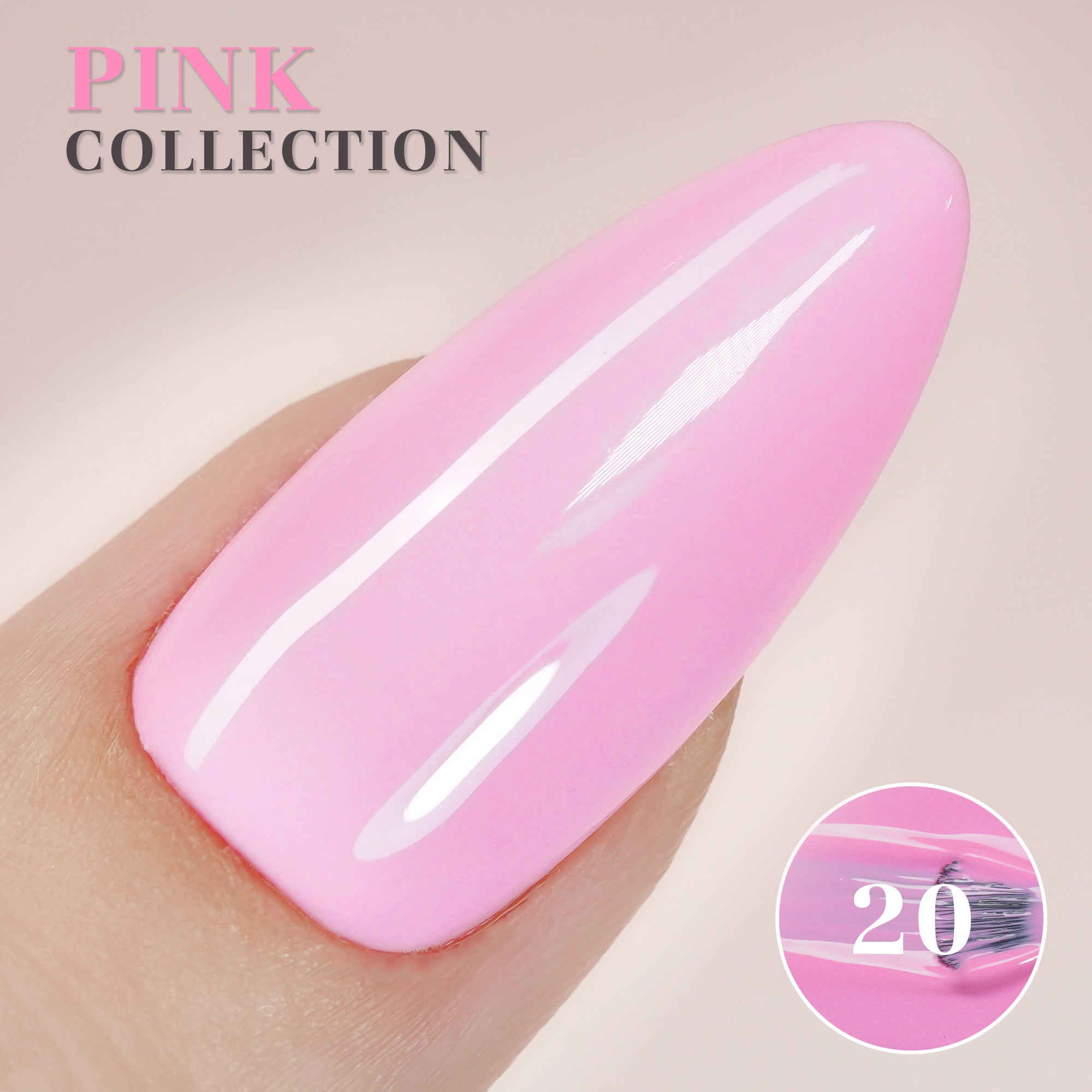 LAVIS Gel P20 Pink Collection - DTK Nail Supply