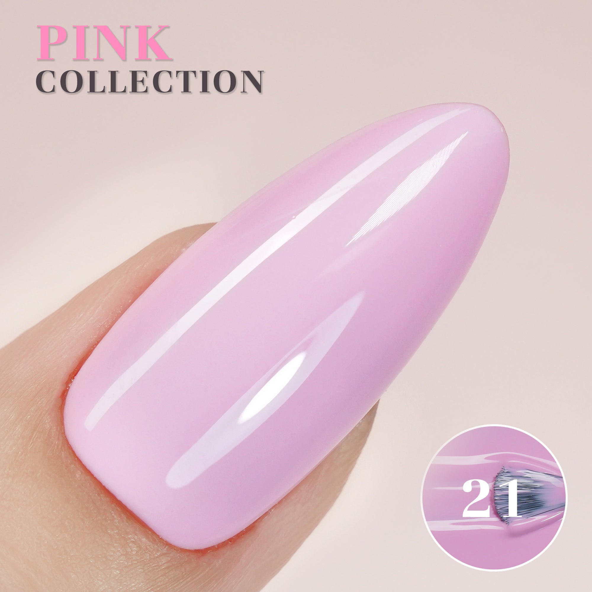 LAVIS Gel P21 Pink Collection - DTK Nail Supply