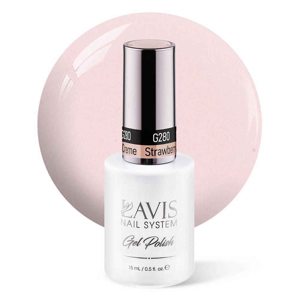 Lavis Gel Polish 280 - Strawberry Creme - DTK Nail Supply