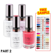 Lavis Gel Polish & Matching Nail Lacquer Duo Part 2: 037 - 072 (36 Colors) - DTK Nail Supply