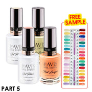 Lavis Gel Polish & Matching Nail Lacquer Duo Part 5: 145 - 180 (36 Colors) - DTK Nail Supply