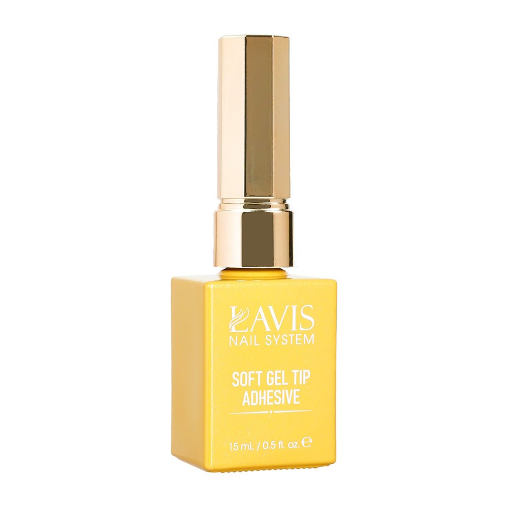 LAVIS Gel Polish Soft Gel Tip Adhesive - 0.5 oz - DTK Nail Supply
