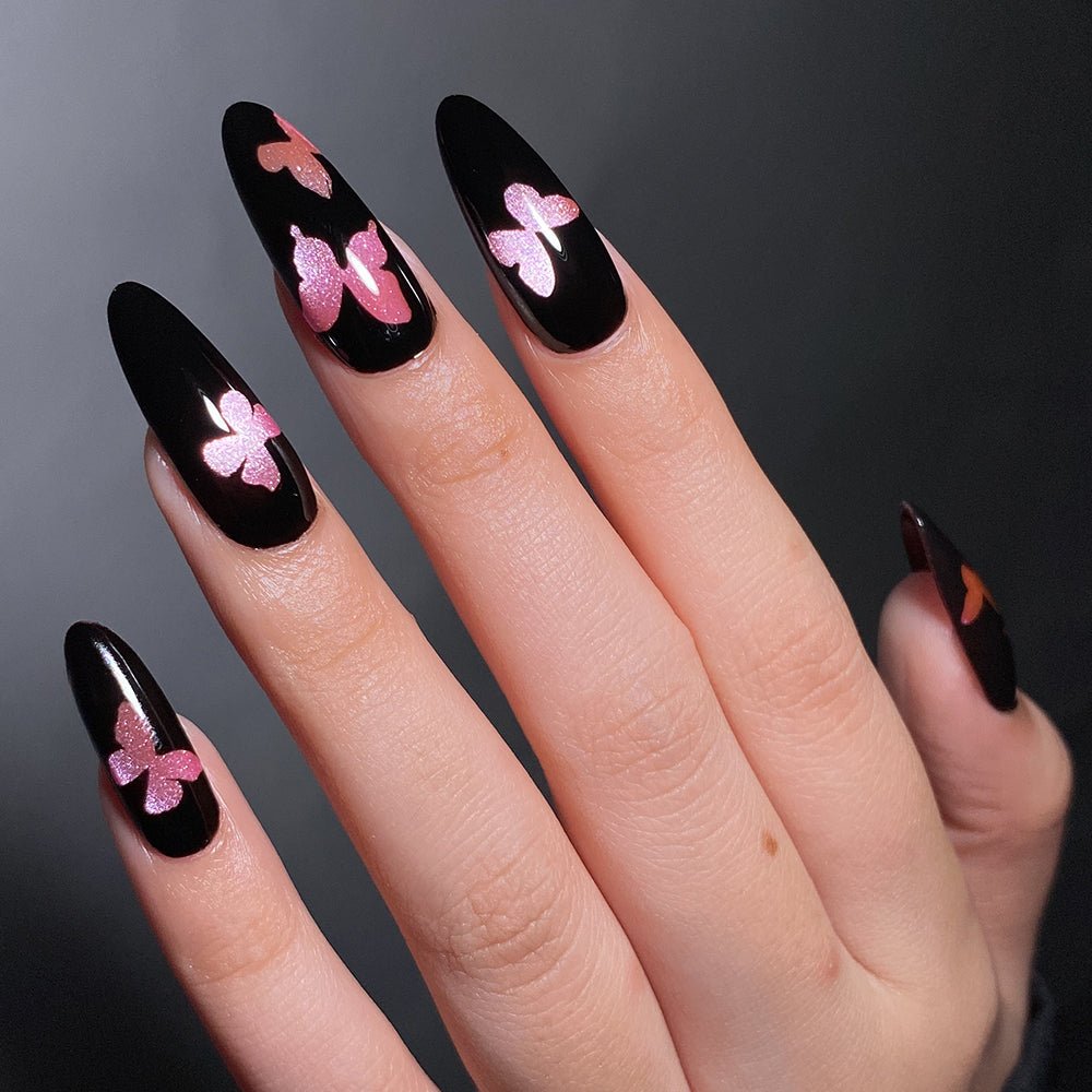 LAVIS Gel Polish Super Black - 0.5 oz - DTK Nail Supply