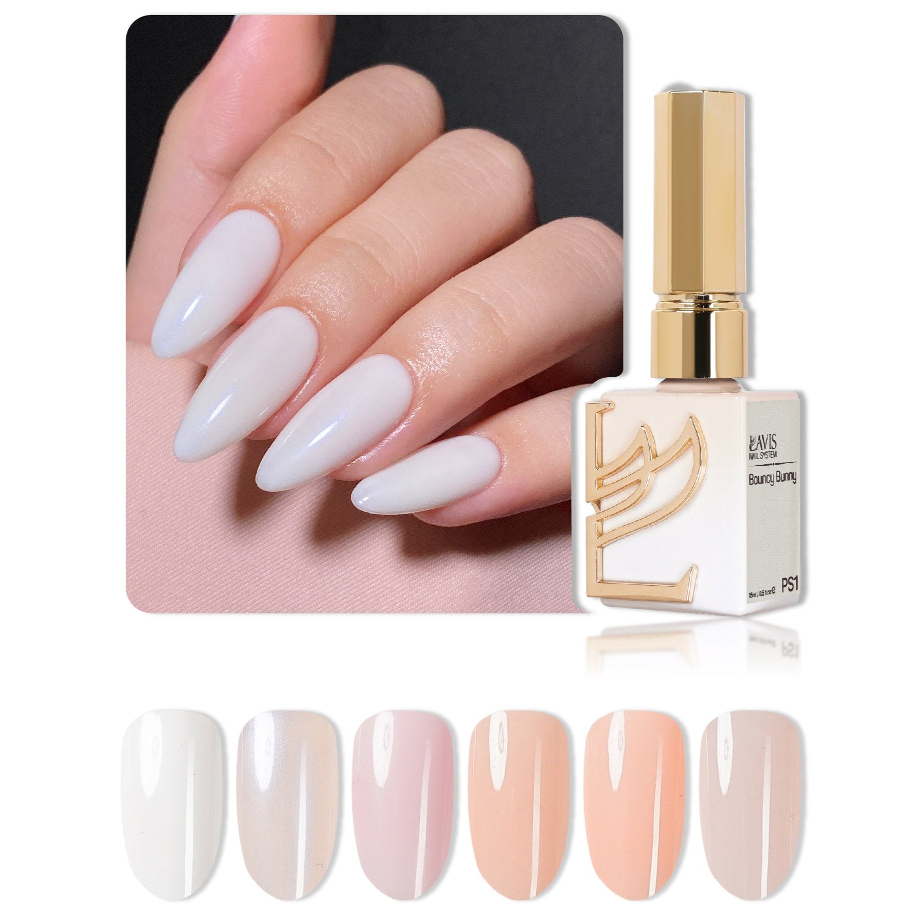 LAVIS Gel Polish - The Most Popular Neutral Shades - DTK Nail Supply