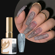 LAVIS Glitter 01 - Gel Polish 0.5 oz - Diamond Reflective Collection - DTK Nail Supply