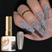 LAVIS Glitter 02 - Gel Polish 0.5 oz - Diamond Reflective Collection - DTK Nail Supply