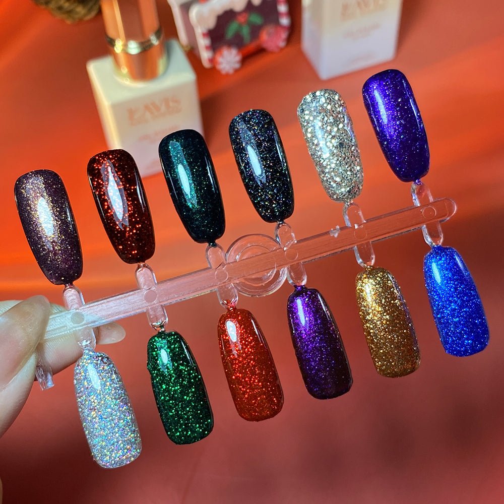 LAVIS Glitter 03 - Gel Polish 0.5 oz - Holiday Stardust Collection - DTK Nail Supply
