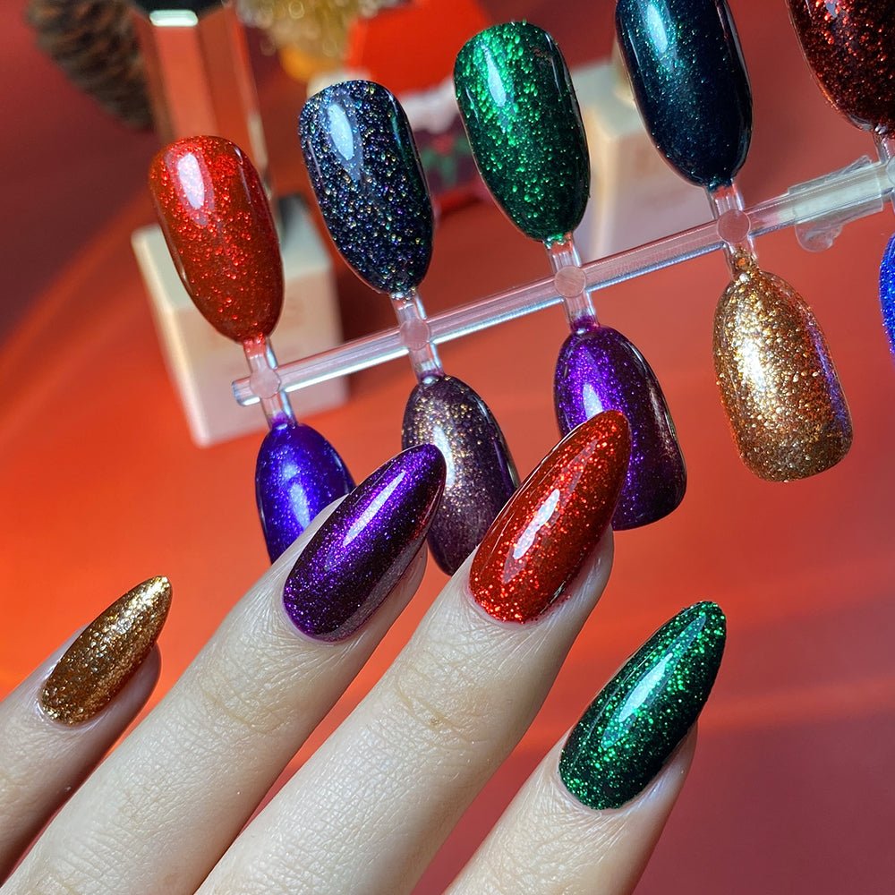 LAVIS Glitter 04 - Gel Polish 0.5 oz - Holiday Stardust Collection - DTK Nail Supply