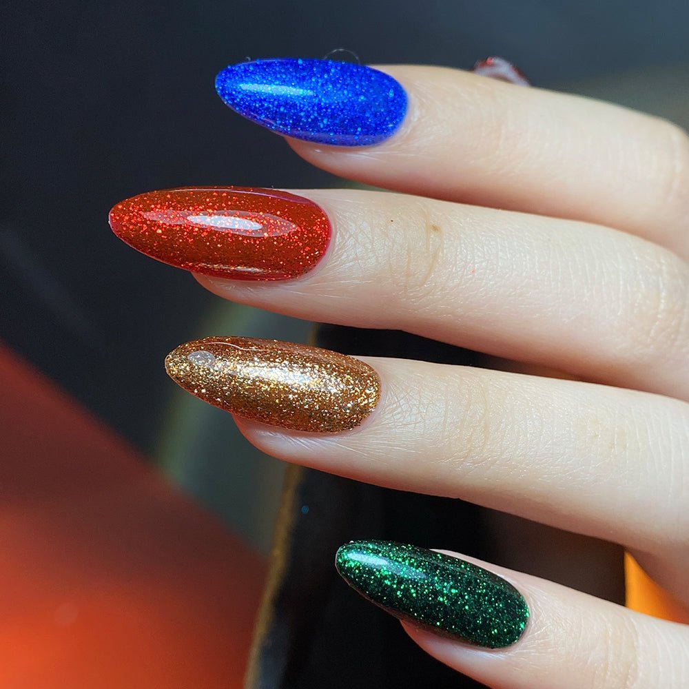 LAVIS Glitter 08 - Gel Polish 0.5 oz - Holiday Stardust Collection - DTK Nail Supply