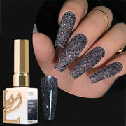 LAVIS Glitter 09 - Gel Polish 0.5 oz - Diamond Reflective Collection - DTK Nail Supply