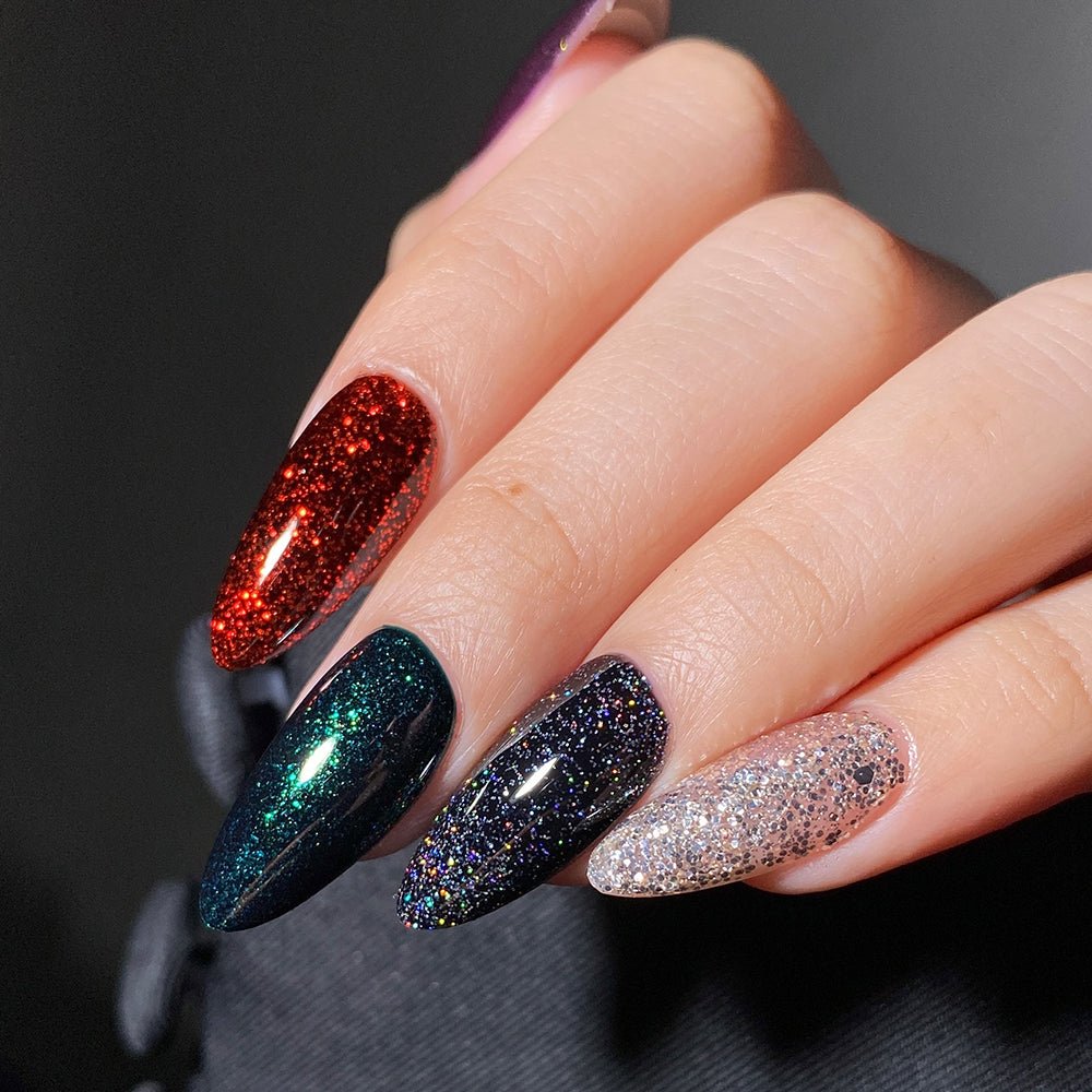 LAVIS Glitter 09 - Gel Polish 0.5 oz - Holiday Stardust Collection - DTK Nail Supply