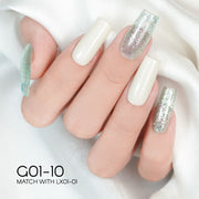 LAVIS Glitter G01 - 10 - Gel Polish 0.5 oz - Galaxy Collection - DTK Nail Supply