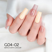 LAVIS Glitter G04 - 02 - Gel Polish 0.5 oz - Couture Collection - DTK Nail Supply