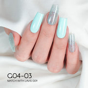 LAVIS Glitter G04 - 03 - Gel Polish 0.5 oz - Couture Collection - DTK Nail Supply