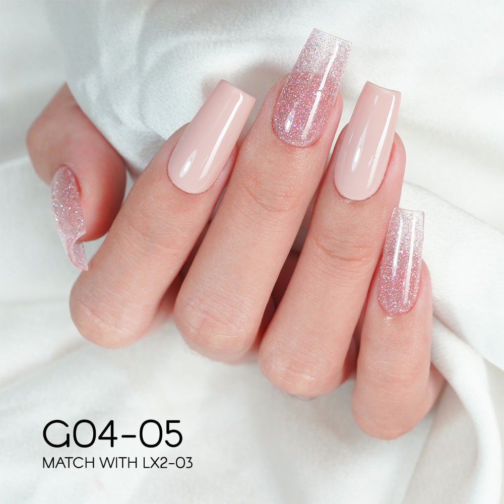 LAVIS Glitter G04 - 05 - Gel Polish 0.5 oz - Couture Collection - DTK Nail Supply
