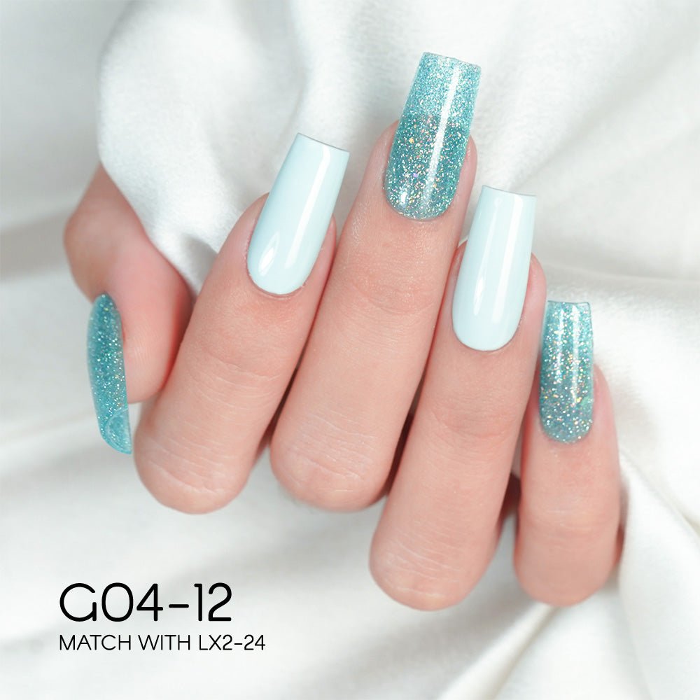 LAVIS Glitter G04 - 12 - Gel Polish 0.5 oz - Couture Collection - DTK Nail Supply