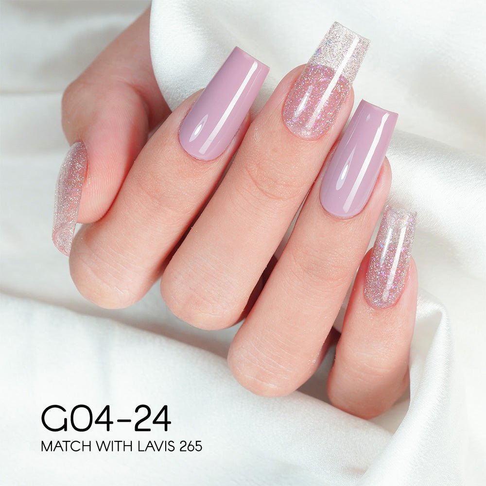 LAVIS Glitter G04 - 24 - Gel Polish 0.5 oz - Couture Collection - DTK Nail Supply