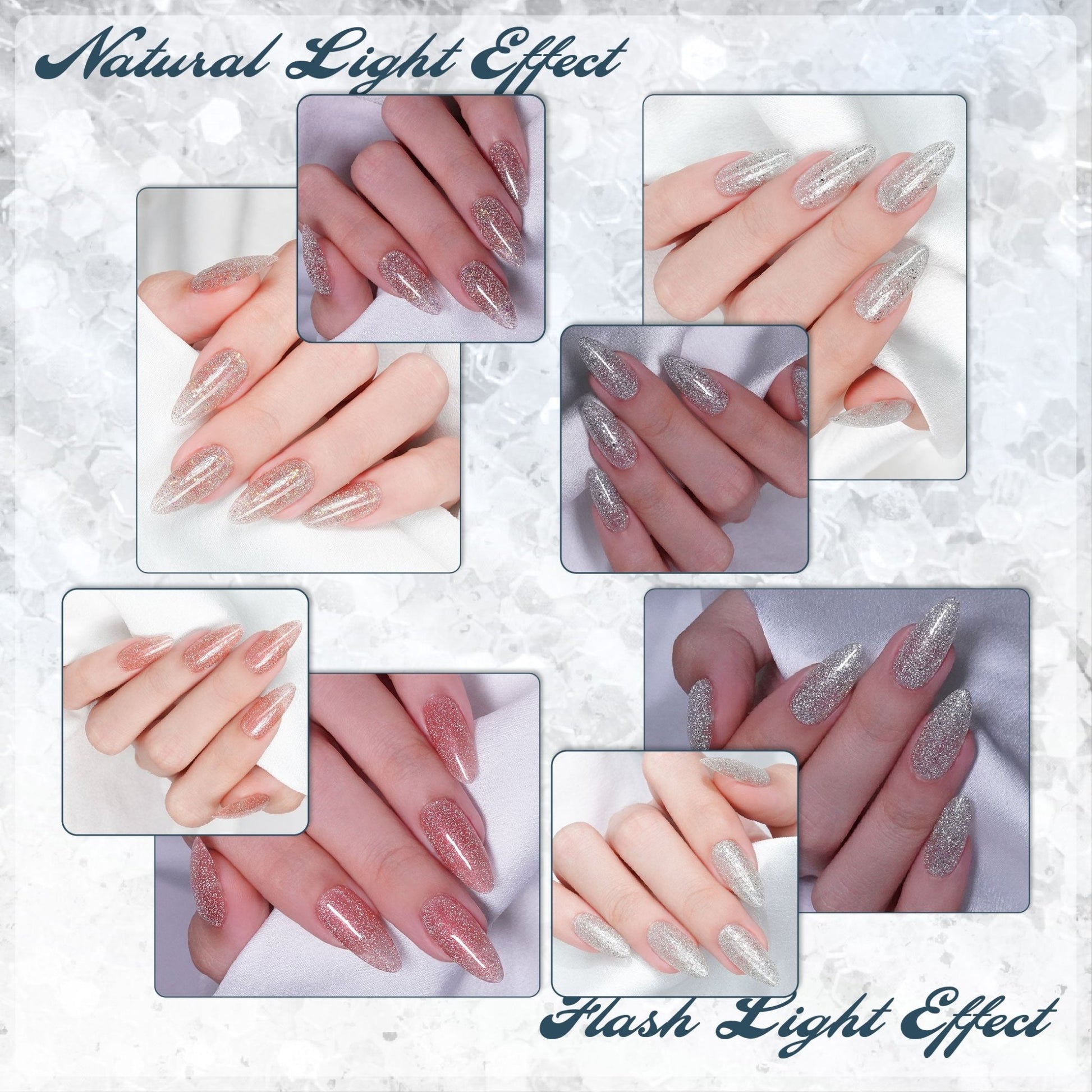 LAVIS Glitter G05 - 17 - Gel Polish 0.5oz - Champagne Toast Glitter Collection - DTK Nail Supply