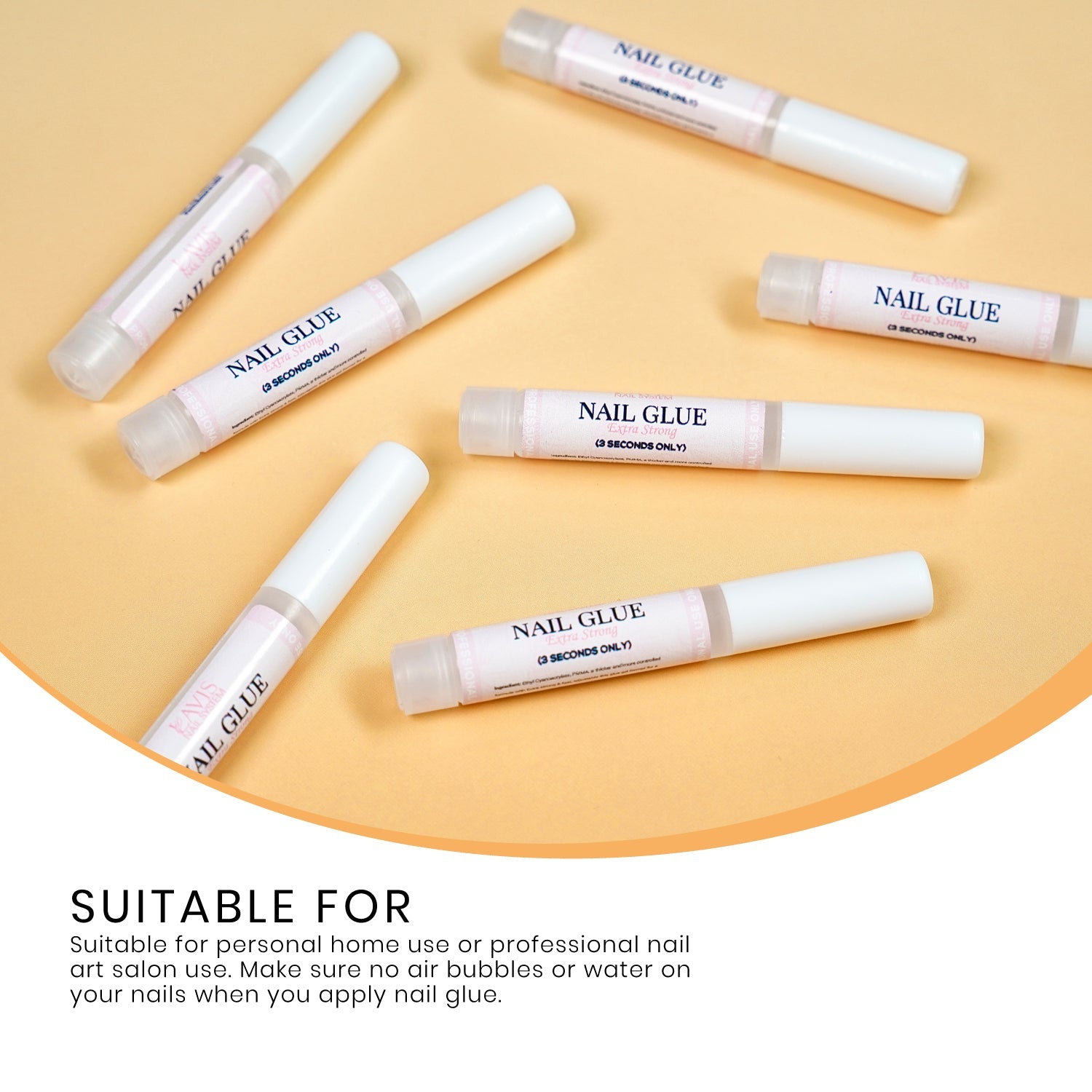 LAVIS Glue Extra Strong 3 Seconds Only - DTK Nail Supply