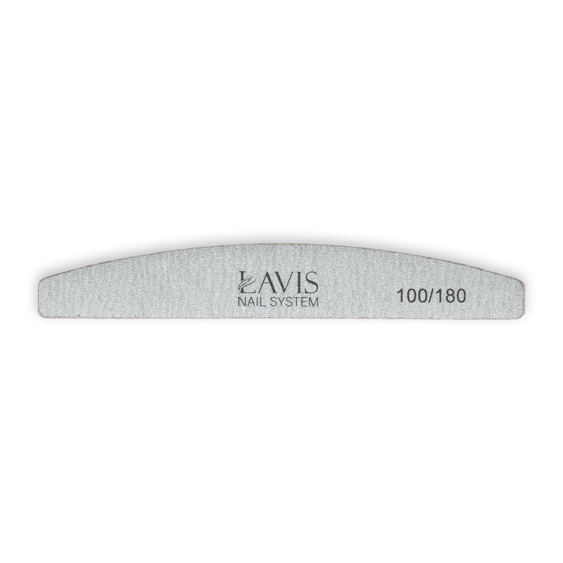 Lavis Halfmoon Nail Files 100/180 - DTK Nail Supply