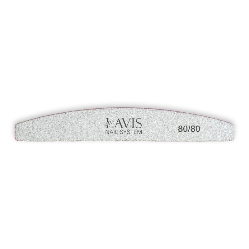 Lavis Halfmoon Nail Files 80/80 - DTK Nail Supply