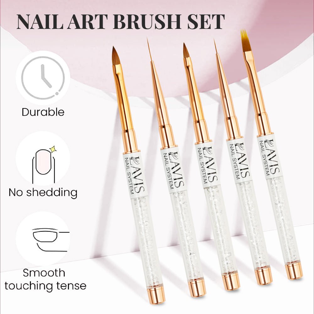 Lavis Kolinsky Brush 2 - DTK Nail Supply