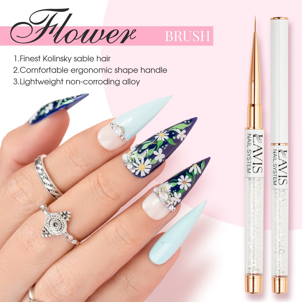 Lavis Kolinsky Brush 9mm - DTK Nail Supply