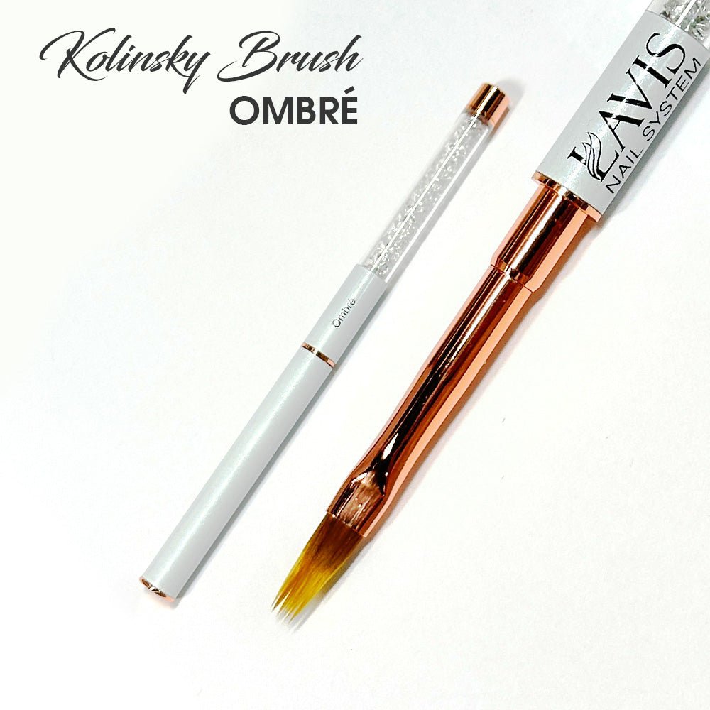 LAVIS Kolinsky Brush Ombré - DTK Nail Supply