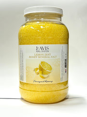 LAVIS - Lemon Zest Honey Mineral Salt - 1 gallon - DTK Nail Supply