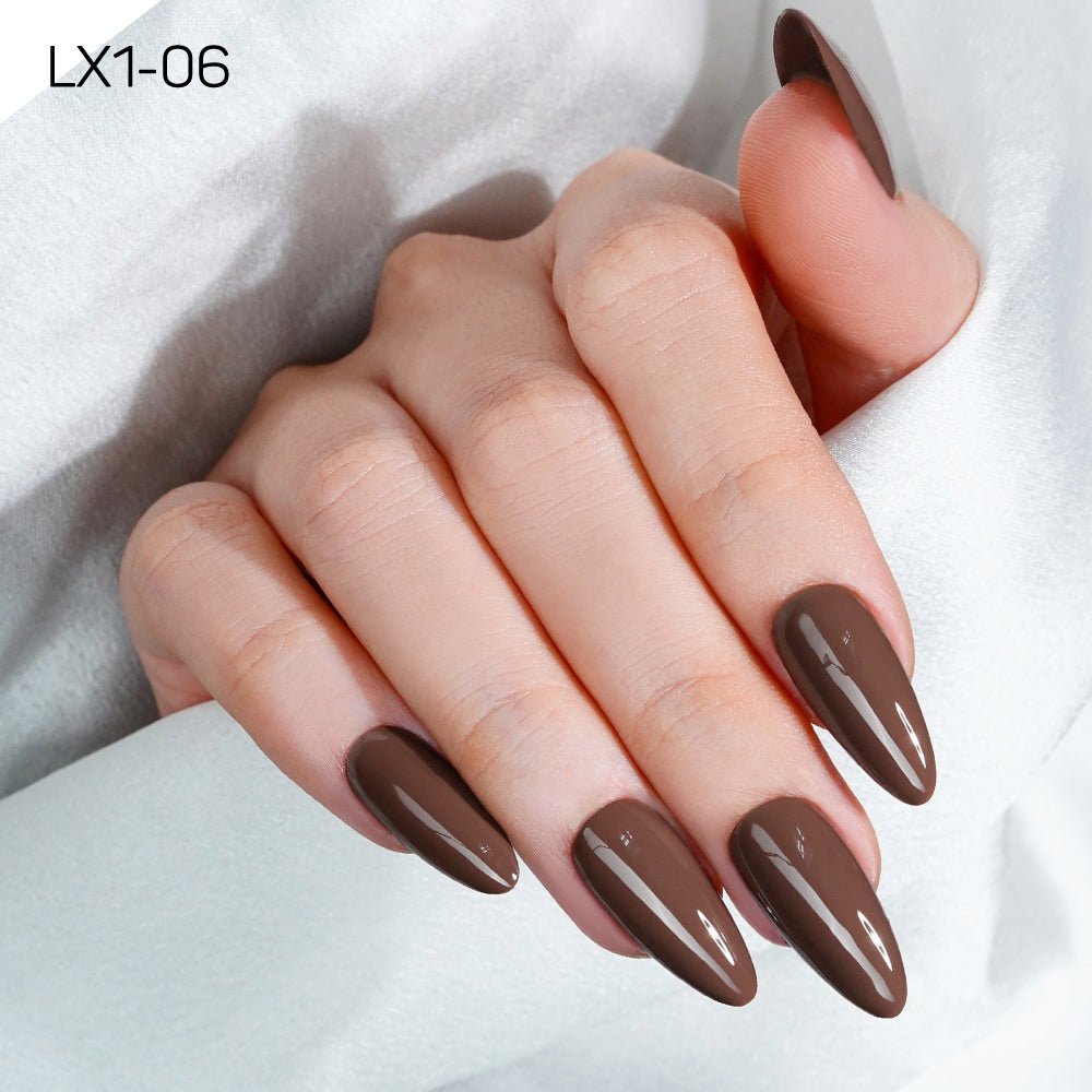 LAVIS LX1 - 06 - Gel Polish 0.5 oz - Coffee & Caramel Collection - DTK Nail Supply