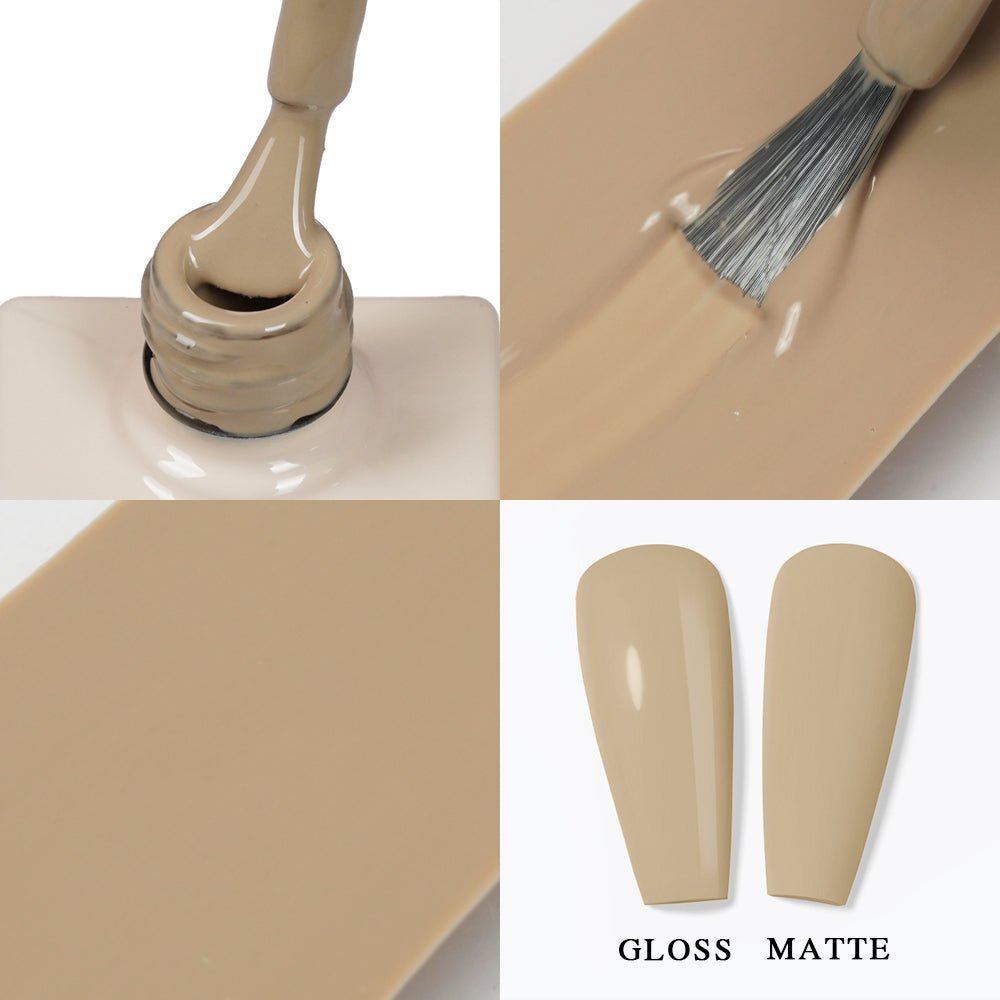 LAVIS LX1 - 07 - Gel Polish 0.5 oz - Coffee & Caramel Collection - DTK Nail Supply