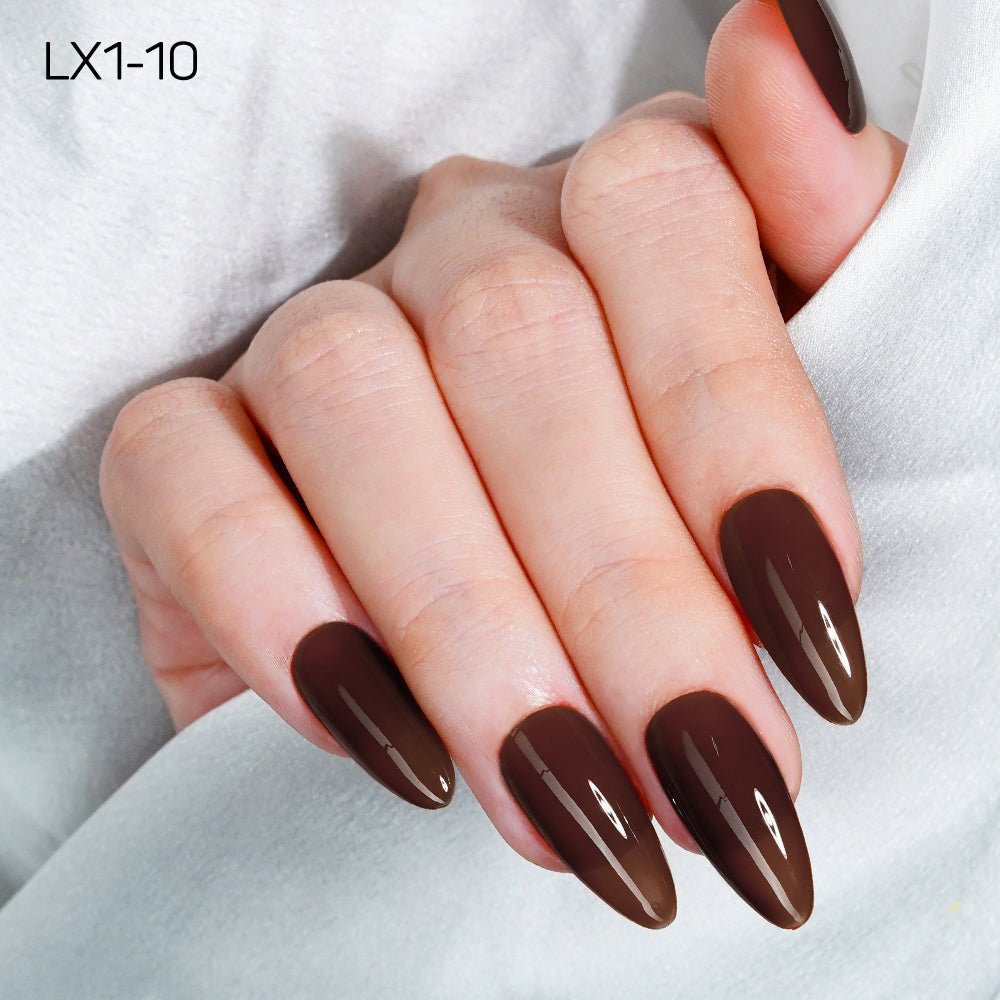 LAVIS LX1 - 10 - Gel Polish 0.5 oz - Coffee & Caramel Collection - DTK Nail Supply