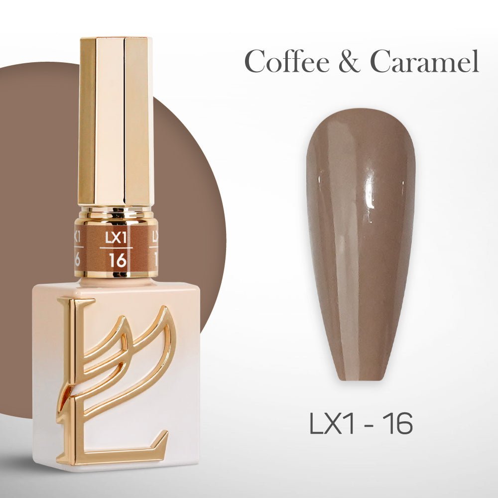 LAVIS LX1 - 16 - Gel Polish 0.5 oz - Coffee & Caramel Collection - DTK Nail Supply