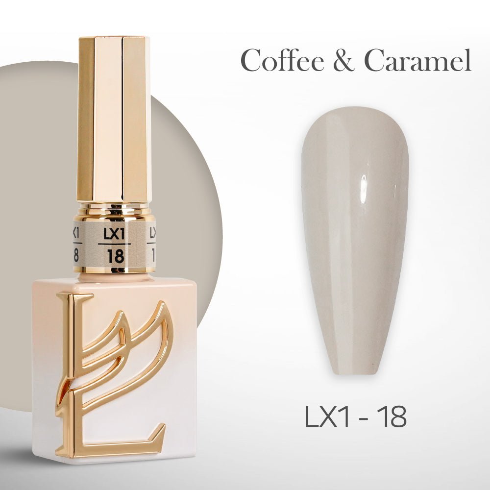 LAVIS LX1 - 18 - Gel Polish 0.5 oz - Coffee & Caramel Collection - DTK Nail Supply