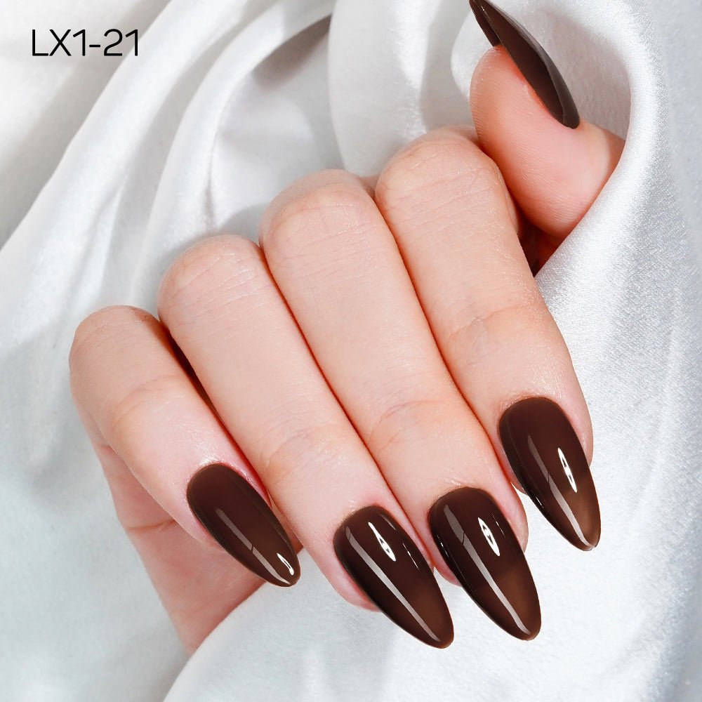 LAVIS LX1 - 21 - Gel Polish 0.5 oz - Coffee & Caramel Collection - DTK Nail Supply