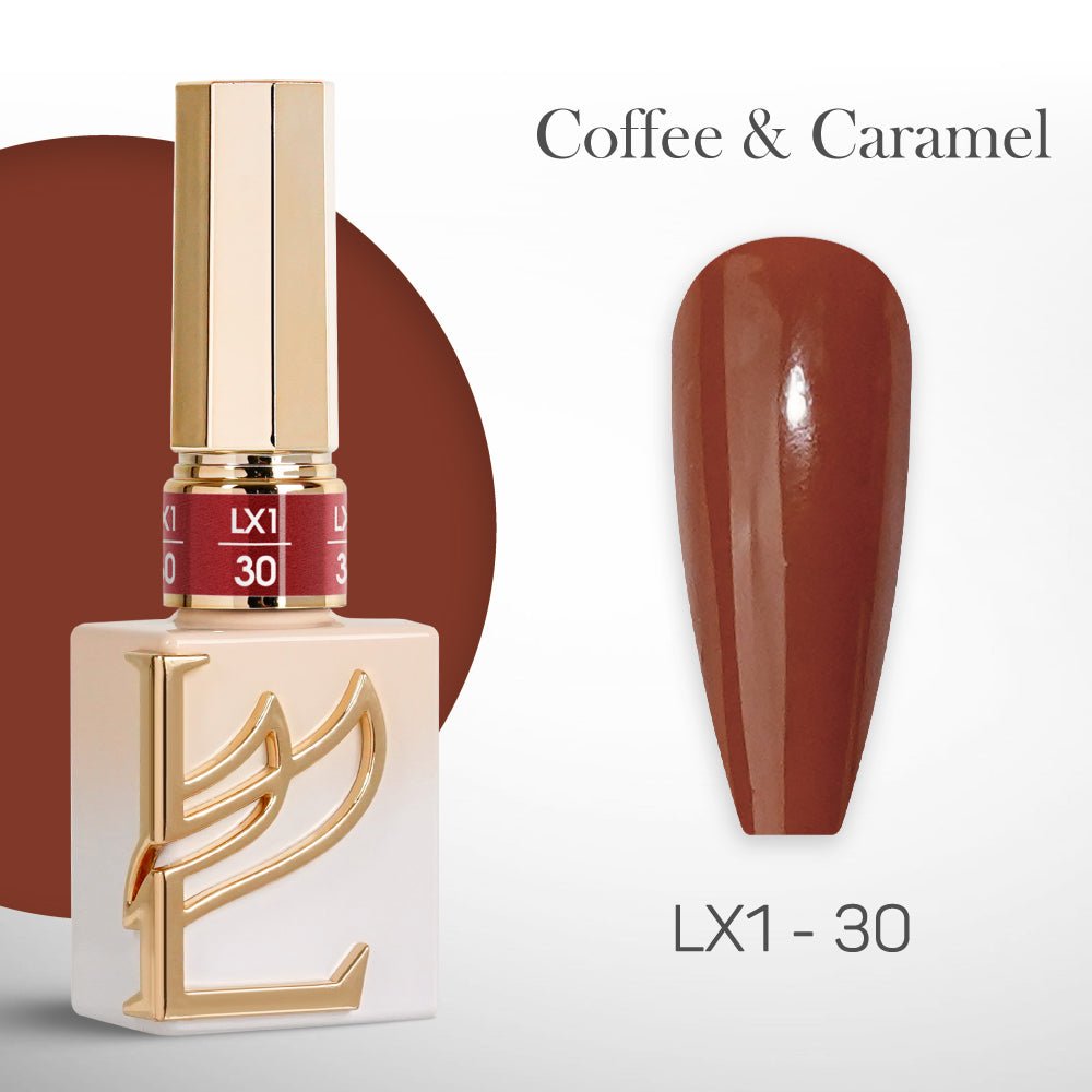 LAVIS LX1 - 30 - Gel Polish 0.5 oz - Coffee & Caramel Collection - DTK Nail Supply