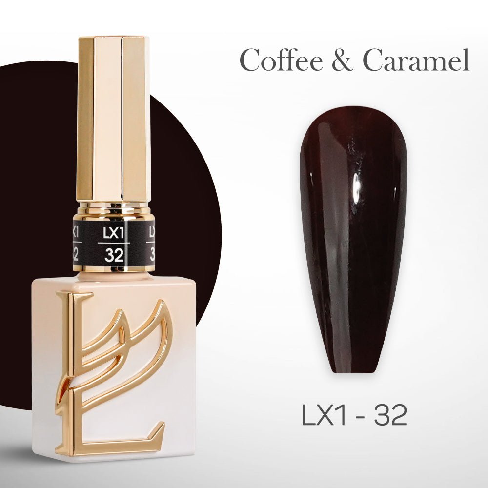 LAVIS LX1 - 32 - Gel Polish 0.5 oz - Coffee & Caramel Collection - DTK Nail Supply
