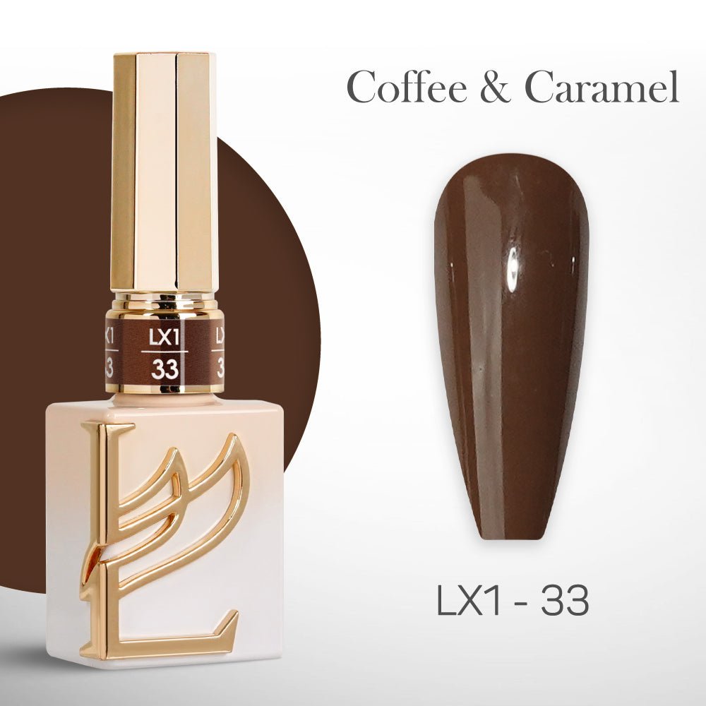 LAVIS LX1 - 33 - Gel Polish 0.5 oz - Coffee & Caramel Collection - DTK Nail Supply