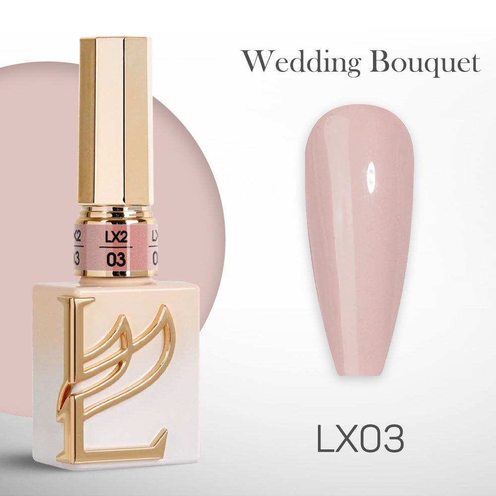 LAVIS LX2 - 03 - Gel Polish 0.5 oz - Wedding Bouquet Collection - DTK Nail Supply