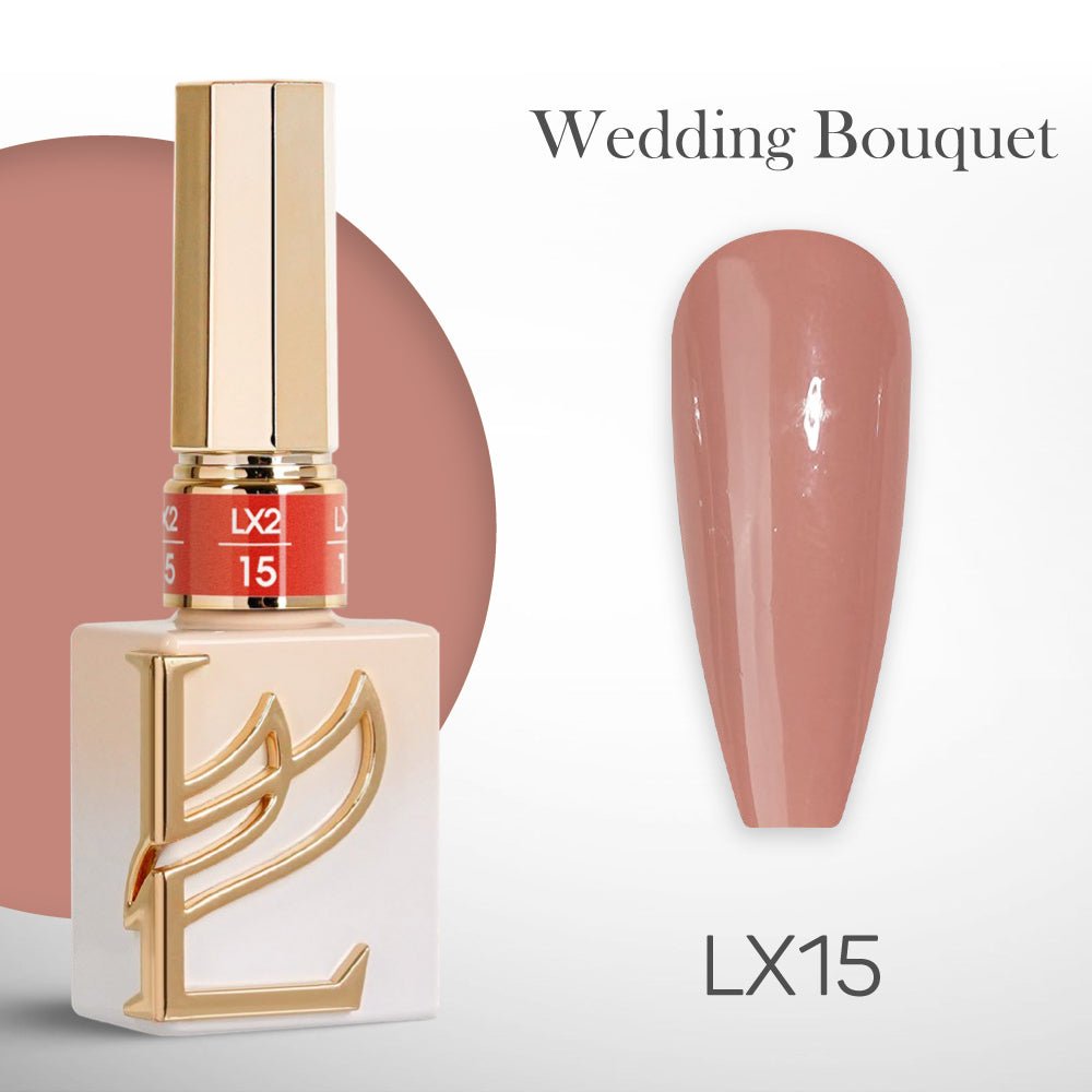 LAVIS LX2 - 15 - Gel Polish 0.5 oz - Wedding Bouquet Collection - DTK Nail Supply