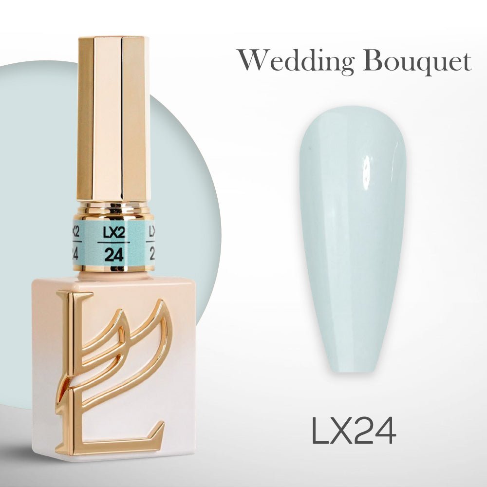 LAVIS LX2 - 24 - Gel Polish 0.5 oz - Wedding Bouquet Collection - DTK Nail Supply
