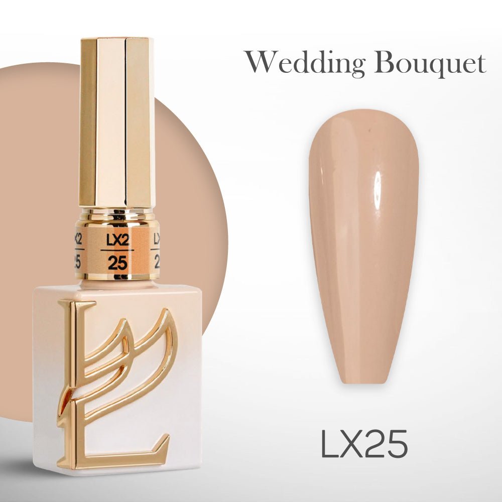 LAVIS LX2 - 25 - Gel Polish 0.5 oz - Wedding Bouquet Collection - DTK Nail Supply
